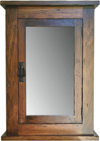 Dijkoo ZyduzscAT NUOTIRUIS Primitive Mission Medicine Cabinet/Surface Mount/Distressed Medium Finish/Solid Wood & Handmade C