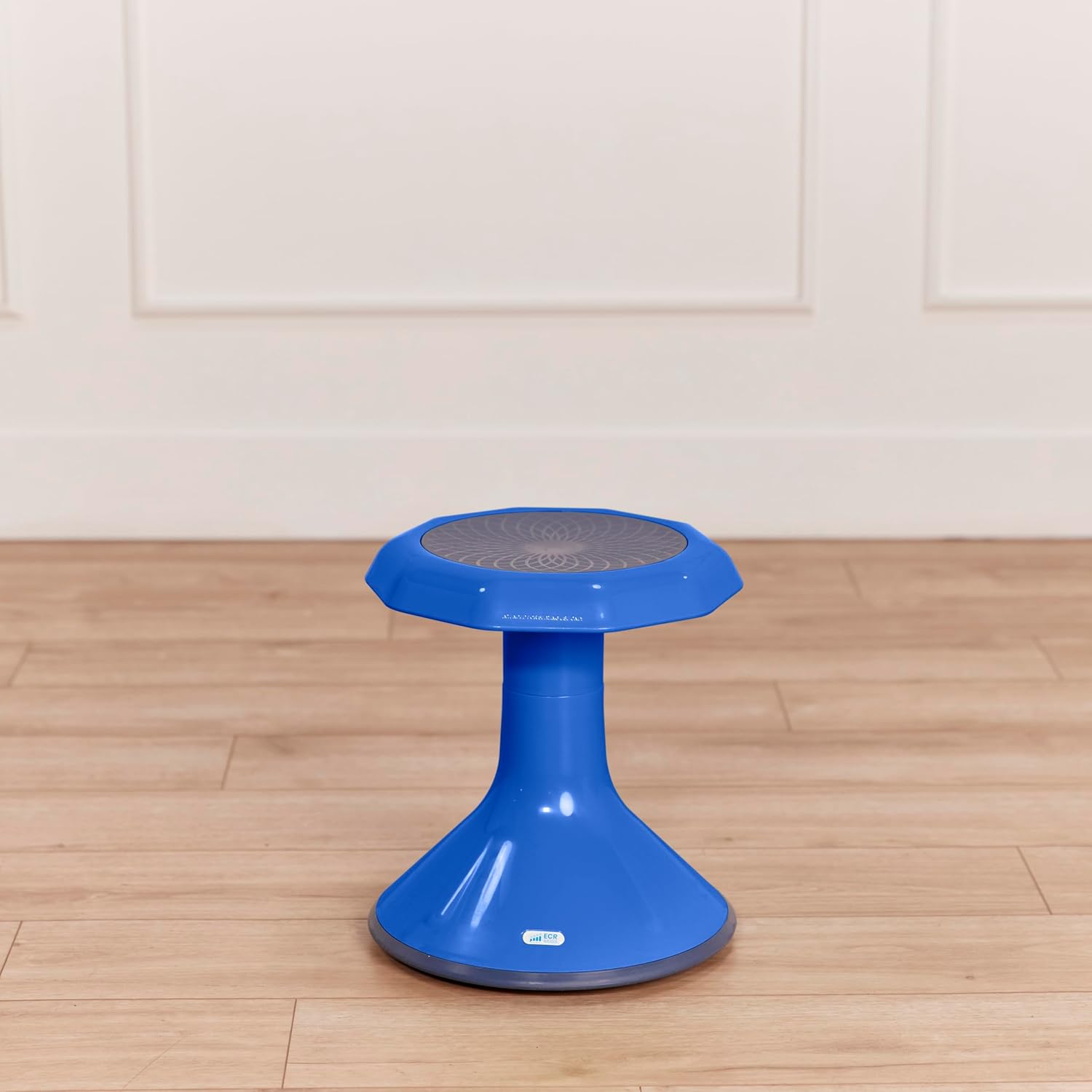ECR4Kids ACE Active Core Engagement Wobble Stool, 15-Inch Seat Height, Flexible Seating, Blue