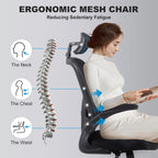 Ergonomic Office Desk Chair 2Pack- Mesh Home Office Desk Chairs with Lumbar Support & 3D Adjustable Armrests,Executive Rolling Chair(2Pack Office Chair)