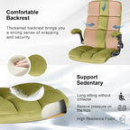 Comfy Green Office Chair with Flip up Arms for Women, Height Adjustable Fabric Swivel Rocking Chair, Velvet Office Desk Chairs Makeup Vanity Chair with Back and Wheels