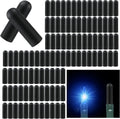 120 Pcs No Glow Caps for String Lights, Soft Rubber Christmas Blackout Light Cap Covers for 5mm Diameter Christmas LED String Lights to Hide The Extra Lights Not Needed（120 PCS）