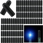 120 Pcs No Glow Caps for String Lights, Soft Rubber Christmas Blackout Light Cap Covers for 5mm Diameter Christmas LED String Lights to Hide The Extra Lights Not Needed（120 PCS）