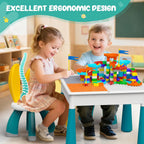 OCATO 2 Pcs Plastic Toddler Chairs: Kids Chairs for Table Toddler Stool Indoor Outdoor Camping Nursery Playroom Toddlers Kids Beach Chair Activity Rabbit Chair 3 4 5 6 Year Old Boy Girl Birthday Gift