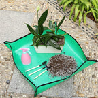 Alnicov Gardening Plant Repotting Pad,Waterproof Gardening Transplanting Mat Foldable Indoor Garden Mat for Home Garden Plant Care,68cm x 68cm