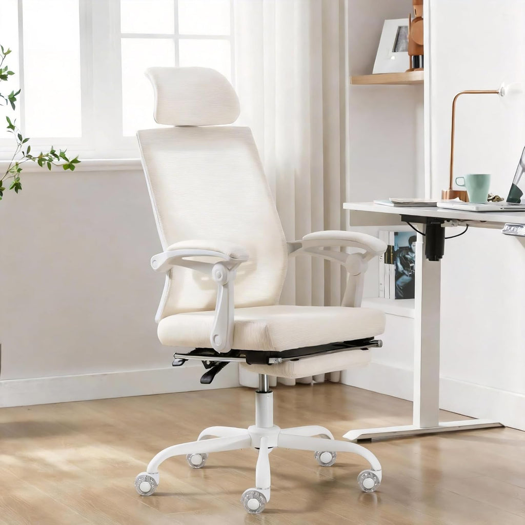 Frassie Office Chair Base Replacement with Wheels, Heavy Duty 2500LBS Metal Stool Chair Base, 28 inch Desk Chair Base Replacement Part White