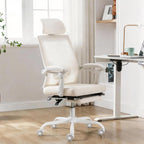 Frassie Office Chair Base Replacement with Wheels, Heavy Duty 2500LBS Metal Stool Chair Base, 28 inch Desk Chair Base Replacement Part White