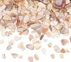 1000g/2.2BL Natural Crushed Shells Chips, 3-9mm Irregular Seashell Fragments, Sea Shell Pieces for DIY Crafts, Vase Filler, Home Décor, Art Projects, Beige Mosaic Decoration