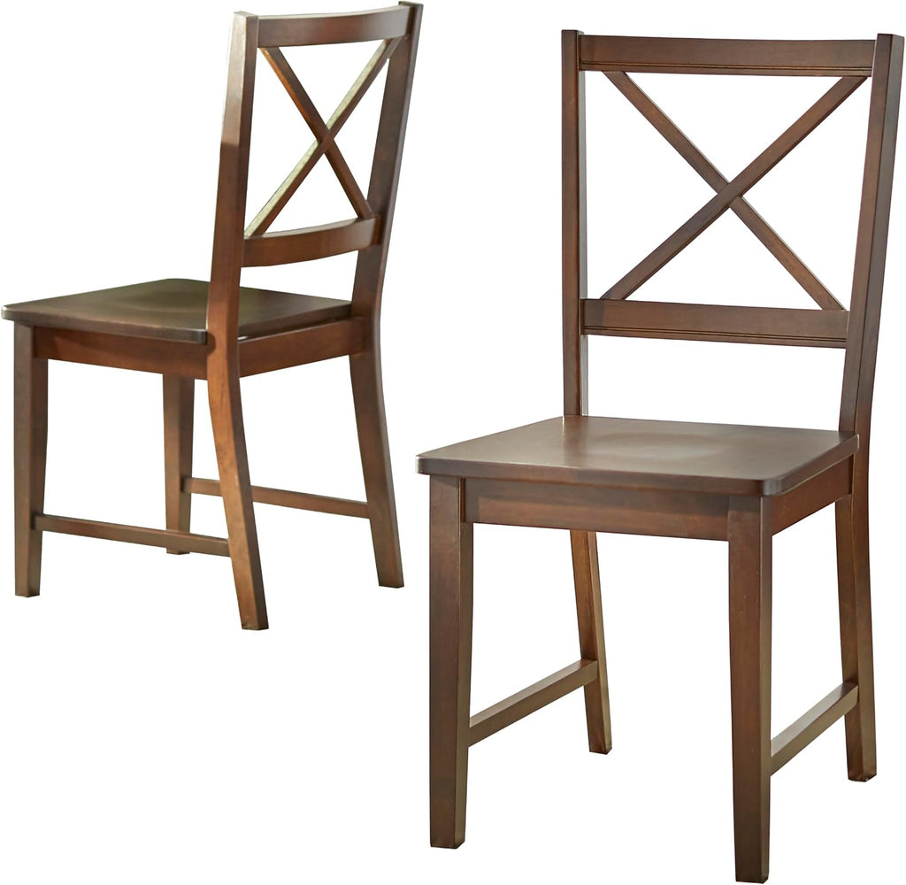 Virginia Crossback Dining Chair, Set of 2, Espresso