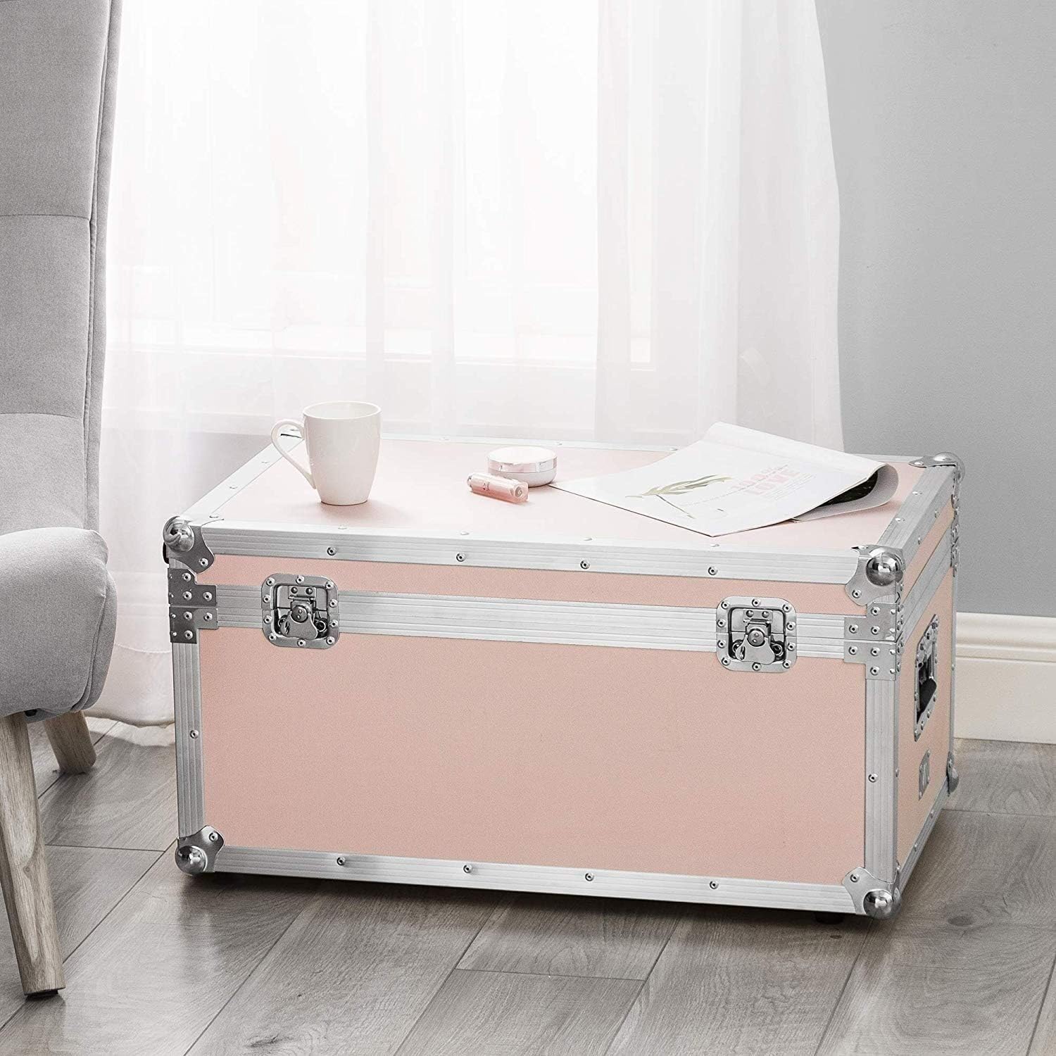 DormCo VIN Armored Trunks - Rose Quartz