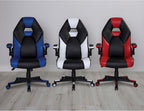 Realspace RS Gaming™ RGX Faux Leather High-Back Gaming Office Chair, Black/Red, BIFMA Compliant