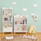 3 Tier Bookcase, Book Display, Bookshelf Toy Storage Cabinet Organizer for Room, Playroom, Nursery