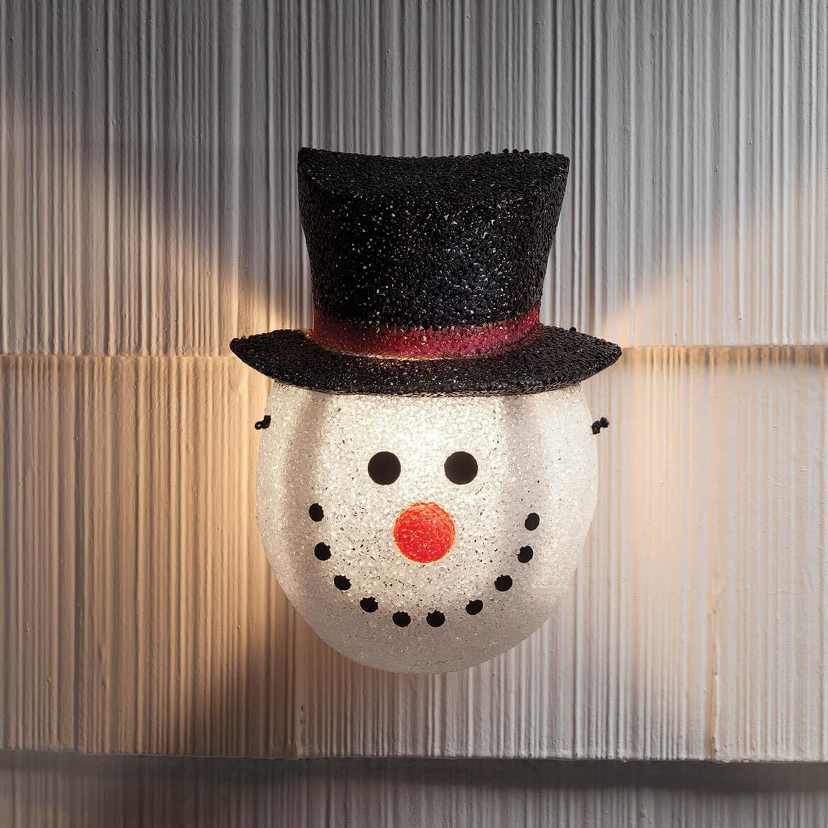 Snowman Porch Light Cover