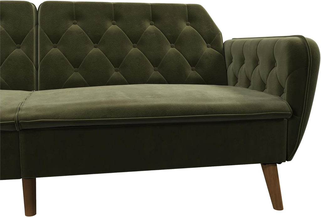 Novogratz 2144979N Tallulah Memory Foam Futo, Green