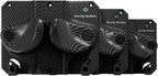 Gravity Grabber, The OG - Ski & Snowboard Wall Mount, Indoor Garage & Home Storage Organizer, Damage-Free Grip, Holds Skis/Boards/Poles/More, Space-Saving Premium Gear Rack, (Carbon 3-Pack)