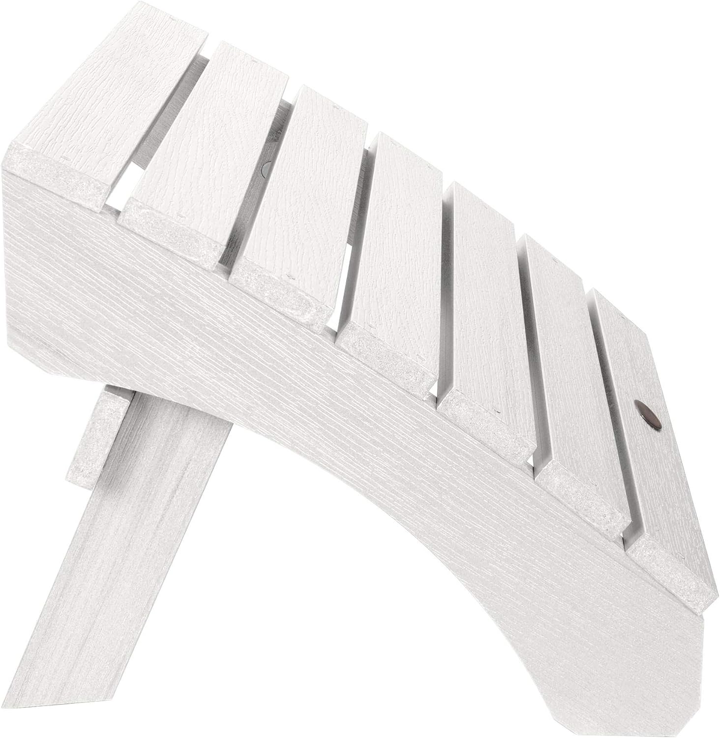 Highwood AD-OTL1-WHE Adirondack Folding Ottoman, Adult, White, 19W x 20D x 13H in.