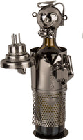 OOTB Metal Bottle Holder, Birthday Congratulant, Silver, 26x12cm