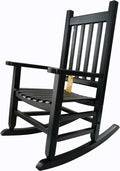 K086DG Durable Dark Green Child’s Wood Porch Rocker/Outdoor Rocking Chair - Indoor or Outdoor - Suitable for 4-8 Years Old