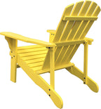 Leigh Country TX 38998 Adult Adirondack Chair - Yellow