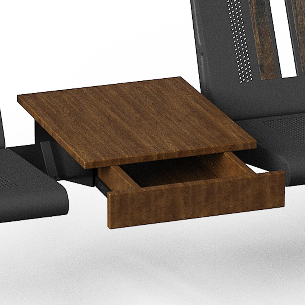 wonline Waiting Room Chairs 2 Seat w/Table, Waiting Room Chairs with Arm, Office Furniture Lobby Conference Reception Bench Office Guest Seating for Clinic Airport Hospital Barber Salon Bank