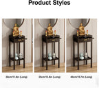 Wooden Meditation Altar Table, Design for Home Use, Tiered Display Shelves, Chinese-Style Cabinet Altar, for Home Shrines Ancestral Halls Temples(30cm/11.8in)