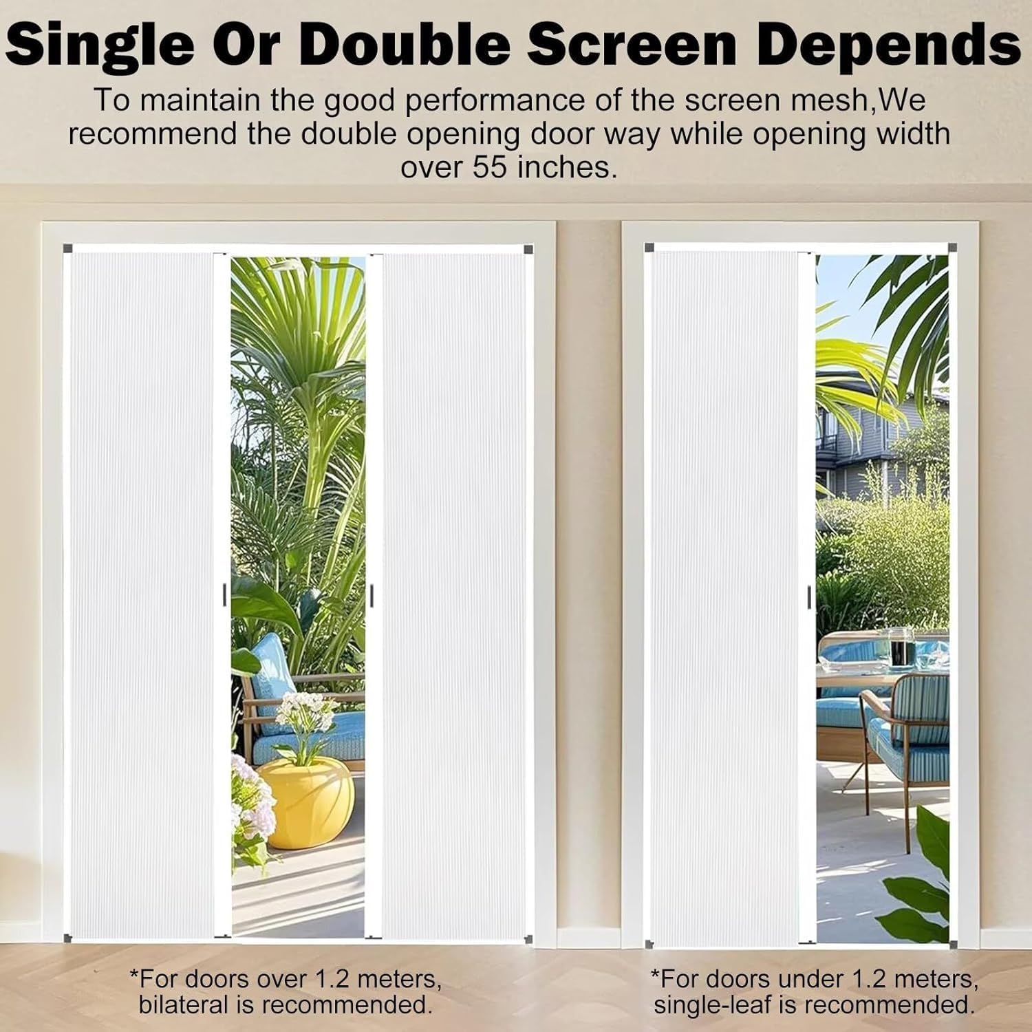 40x57 Retractable Aluminum Sliding Door – Soundproof, Waterproof Low Track Interior Folding Doors for Closet, Room Divider, Living Room, Bedroom, Kitchen, Office White (WxH) 47x76in/119.4x193cm