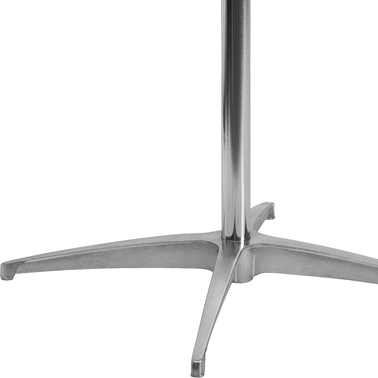 Flash Furniture Lars 36'' Round Wood Cocktail Table with 30'' and 42'' Columns, Wood Bar Height Table for Commercial or Residential Use, Natural