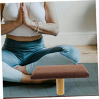 Ciieeo Wooden Stool Bench Ergonomic Posture Correction Seat Portable Prayer Chair for Adults Under 150cm Height and Mindfulness Practice
