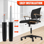 Universal Office Chair Gas Lift Cylinder Replacement, 5.5" Long Stroke Gas Lift, Heavy Duty Gas Lift Hydraulic/Pneumatic Piston for Office Chair/Gaming Chair