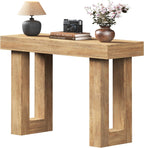 LIVEHOM Console Table for Entryway, Wood Sofa Table Behind the Couch, Narrow Entry Table Foyer Hallway Table for Living Room, Accent Table (39")