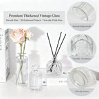 Clear Glass Bud Vase Set of 36 Pcs,Small Bud Vases in Bulk,Glass Crystal Flower Vases Table Centerpieces for Party Event Wedding Decor Baby Shower Decorations (Clear, 36 Pcs)