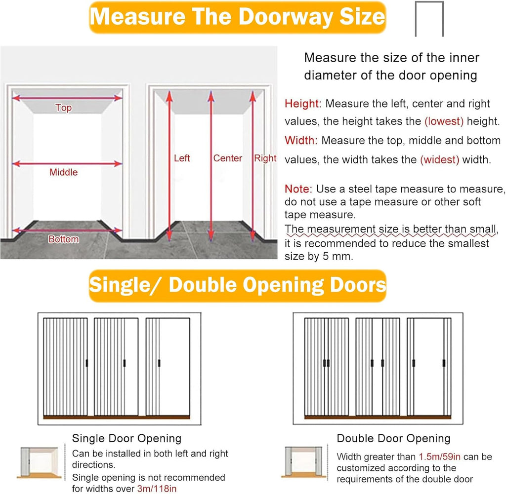 Sliding Accordion Doors with Handles & Acrylic Glass, PVC Waterproof Accordion Door, Double Walled Heavy Duty Doors Folding Double Doors for for Office Bathroom Room Divider, 36" Wx78 H