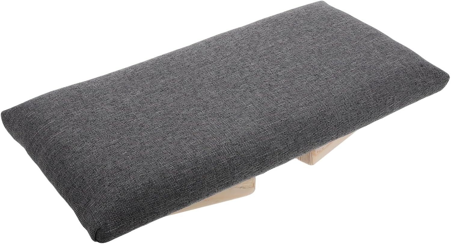 Healeved Portable Folding Wooden Bench with Knee Protection and Multi-Functional Use for Outdoor Travel, Lightweight Foldable Stool and Prayer