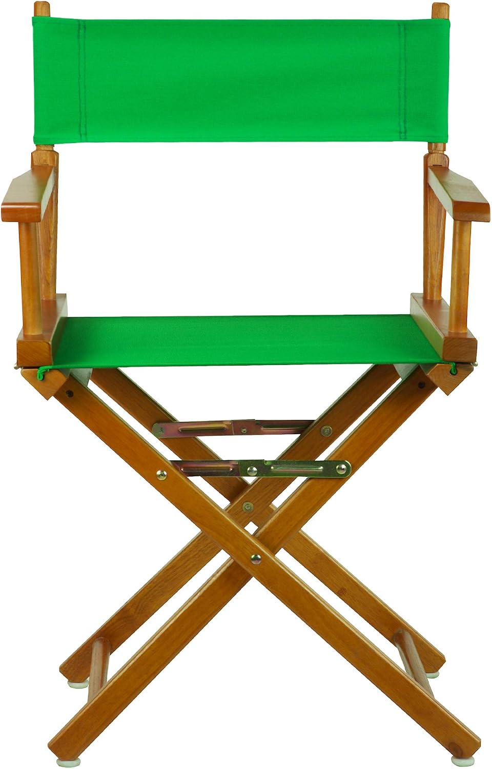 Casual Home Director's Chair ,Honey Oak Frame/Green Canvas,18" - Classic Height