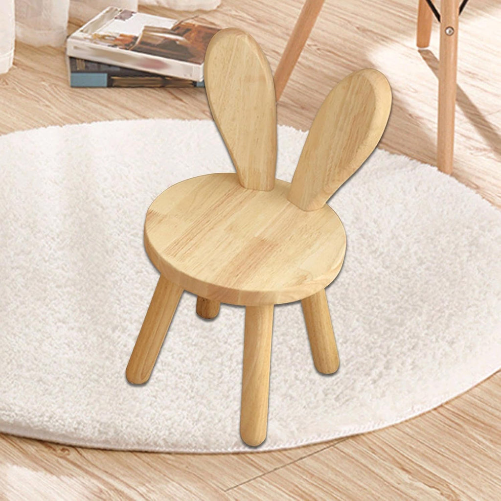 Children Chair Kids Ottoman Leisure Stool Step Stool Decorative Foot Stool Wood
