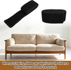 Under Couch Blocker for Pets and Kids Toys, 335x7.5cm/131.89x2.95in Adjustable Elastic Bed Blocker Cat Barrier Dog Couchs Stopper Furniture Gap Filler Protector for Sofa Cabinet