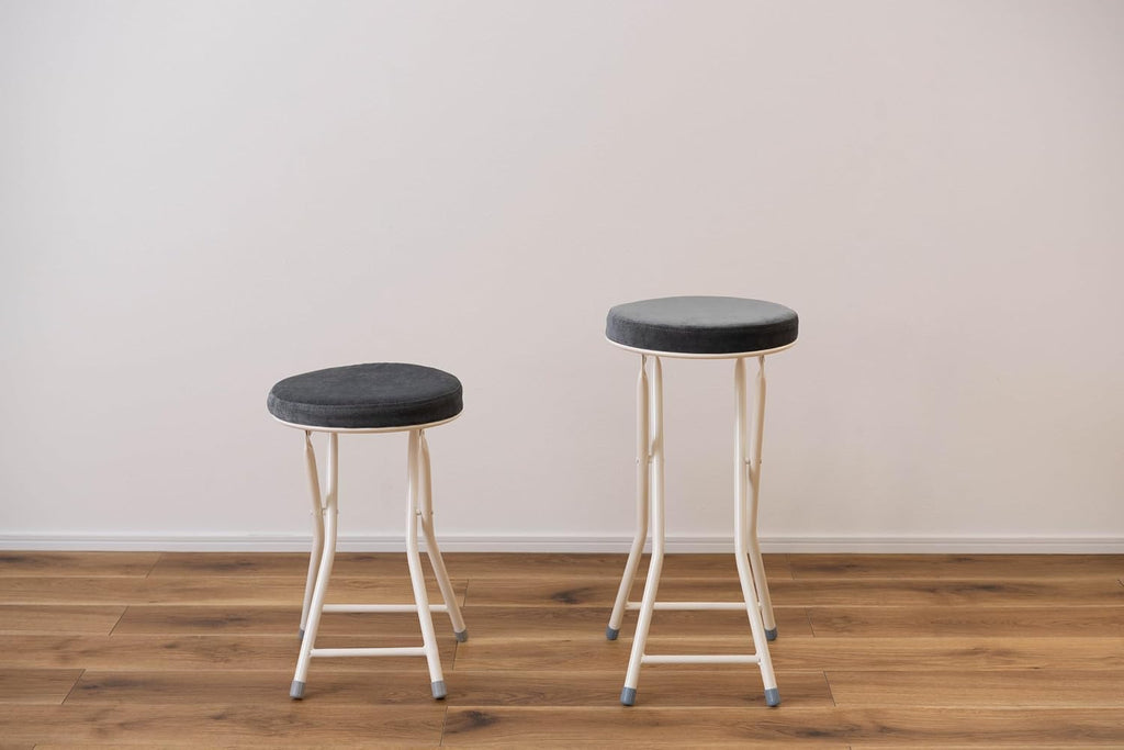Azumaya-kk PC-34DGY Folding High Stool