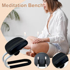 Meditation Stool with Sponge Cushion, Prayer Bench, Adjustable Height Knees for Praying, Kneeler Bench, Yoga Stool Kneelers for Praying with Sponge Cushion, Hip Support Meditation Accessories