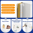 GAIOUS Metal Garage Wall Cabinet with Lock, Wall Mounted Steel Tool Cabinet with Door and Shelf, Medicine Cabinet with Open Area, Hanging Cabinet for Garage Warehouse Bathroom Kitchen, White