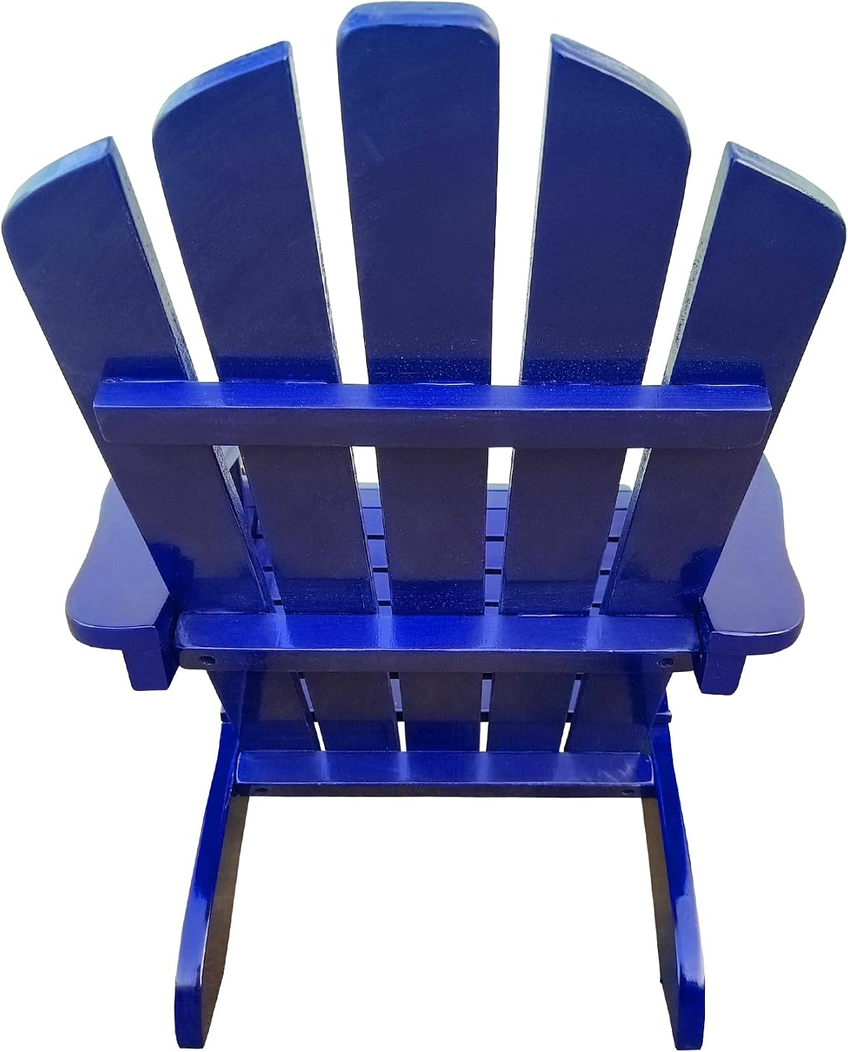 Gecheer Outdoor or Indoor Wooden Kids Adirondack Chair in Blue – Sturdy Poplar Wood, Wide Seat & Armrests, Easy Assembly, for Patio Porch Deck Garden or Poolside – Weight Capacity 110 lbs