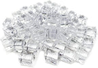 Fake Ice, Clear Fake Ice Cubes Acrylic, 17 mm 100 PCS Acrylic Decorative Ice Cubes for Photography Accessories Props Decoration Vase Fillers