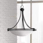 Possini Euro Design Deco Oil Rubbed Bronze Pendant Chandelier 24 1/4" Wide Modern White Marbled Bowl Glass 5-Light Fixture Dining Room House Foyer Entryway Kitchen Bedroom Living Room High Ceilings