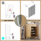 Shoe Cabinet Storage for Entryway with Doors, 4 Tier Fluted Shoe Organizer with 2 Drawers, Entryway Shoe Storage with Adjustable Shelves, Freestanding Hidden Shoe Rack for Front Door Entrance, Oak