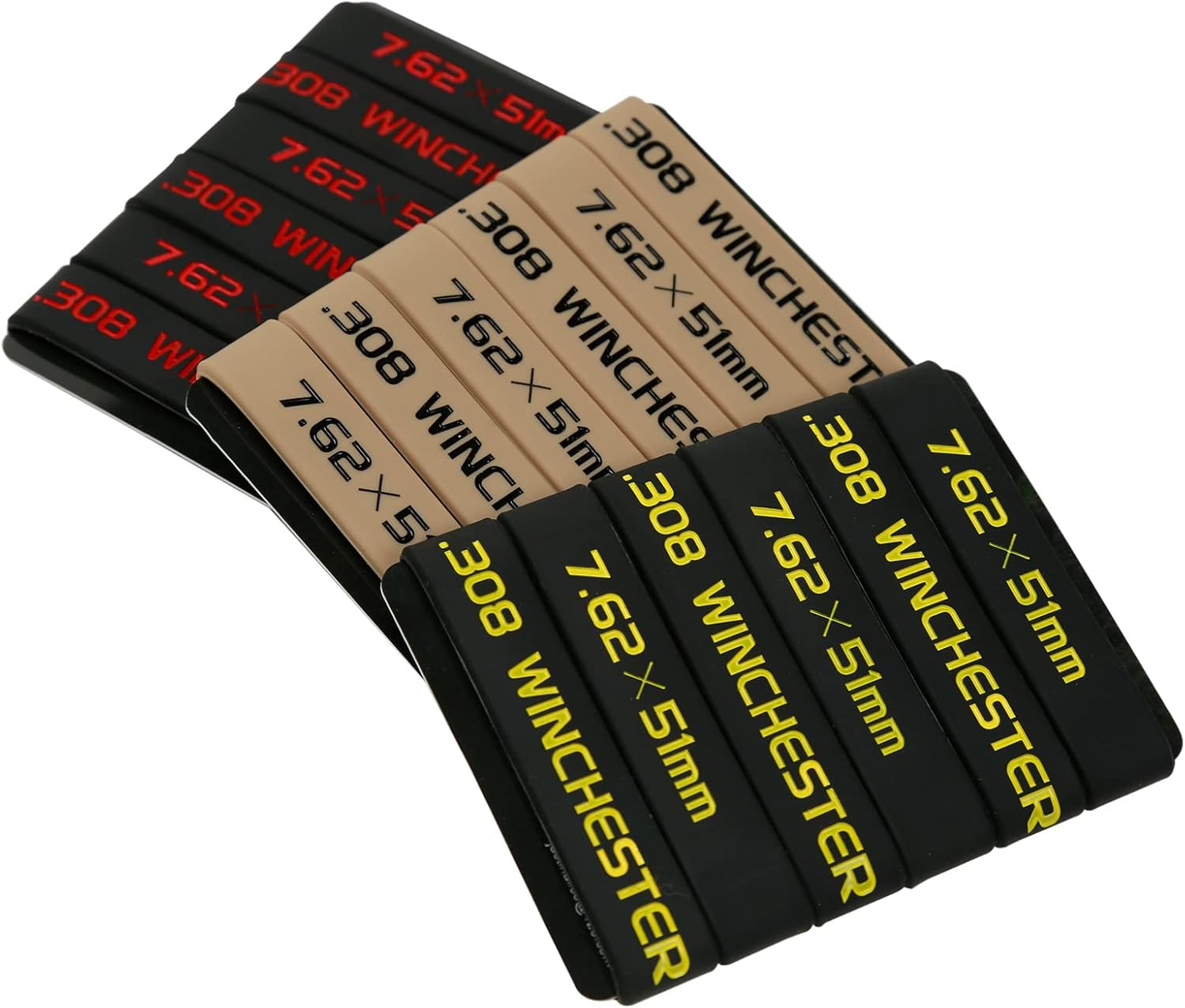 Aolamegs .308 Winchester/7.62×51mm Magazine Marking Band 6 Pack