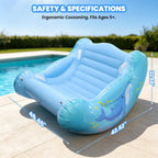 Sensory Chair for Kids, Inflatable Rocking Chair for Autism & ADHD, Cloud Rocker for Deep Pressure Therapy, Sensory Room Equipment for Toddlers Boys & Girls (Sea)