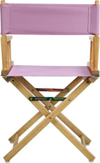 Casual Home 200-00/021-22 Director Chair 18" - Classic Height Natural Frame/Pink Canvas