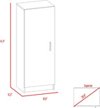 Richmond Rectangle Pantry Cabinet White