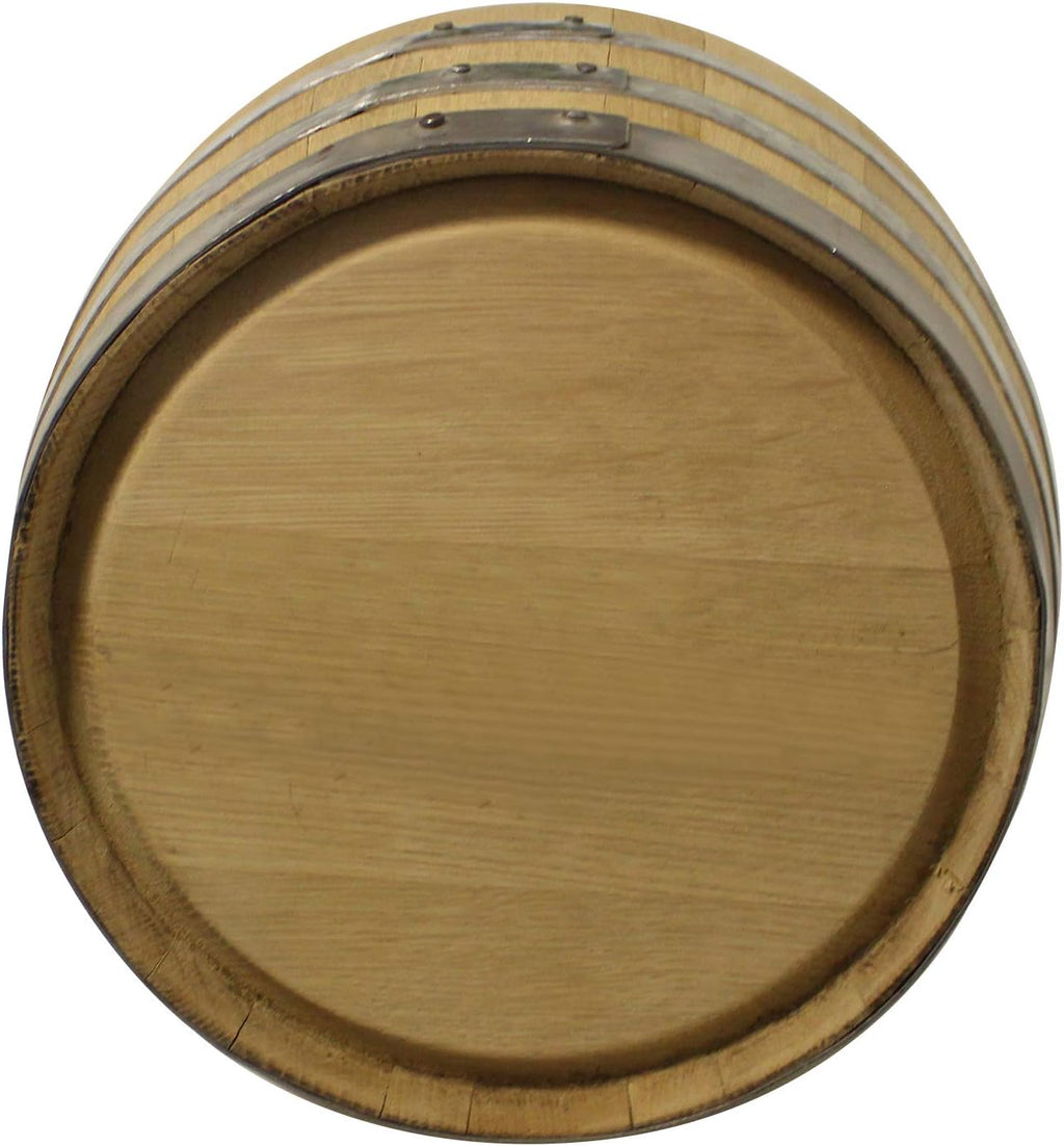 (Set of 2) - 5 Gallon New White Oak Barrel For Aging Whiskey, Bourbon, Wine, Cider, Beer Or As Decor