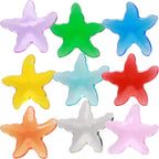 Starfish Decor - Gemstones and Crystals - About 80pcs - Vase Filler - Jewels for Crafts - Fish Tank Rocks - Sensory Bin Filler - Gems for Crafting - Fake Ice - Starfish for Crafts - Multicolored
