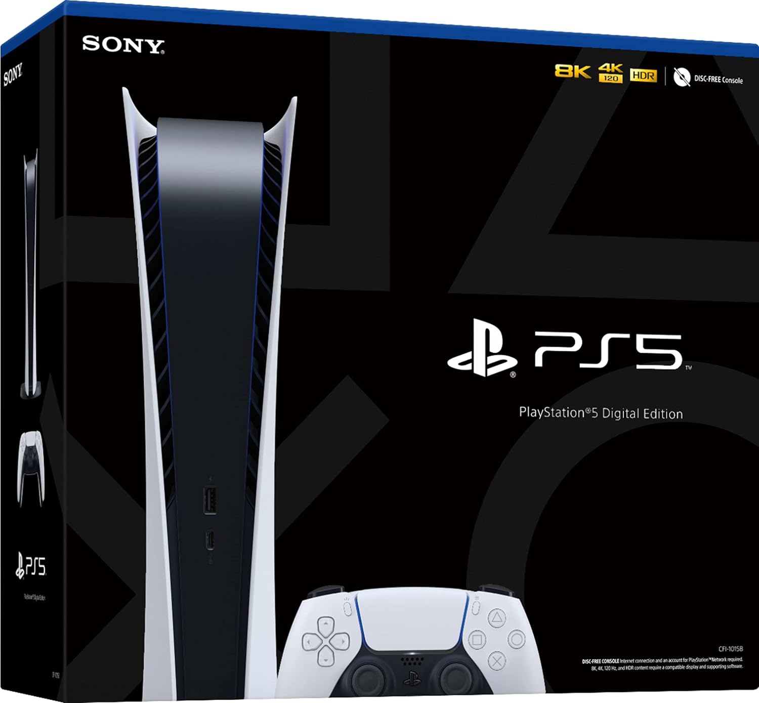 Plays-tation 5 Digital Edition PS-5_ Gaming (Disc Free) Console - M.K.D. (Renewed)