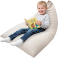Lukeight Bean Bag Lounger Chair with Memory Foam for Kids Teens Adults, Bean Bag Sofa with Removable Cover, Cozy Beanbag Chair for Living Room, Lazy Sofa for Gaming and Reading, Large